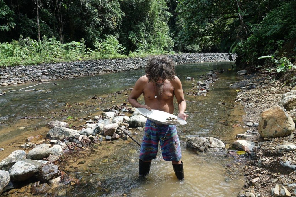 Rio Tigre Costa Rica chercheur d'or